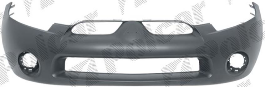 Bara fata Mitsubishi Eclipse, 09.2005-08.2011, grunduit, cu locas pentru proiectoare, 6400B274