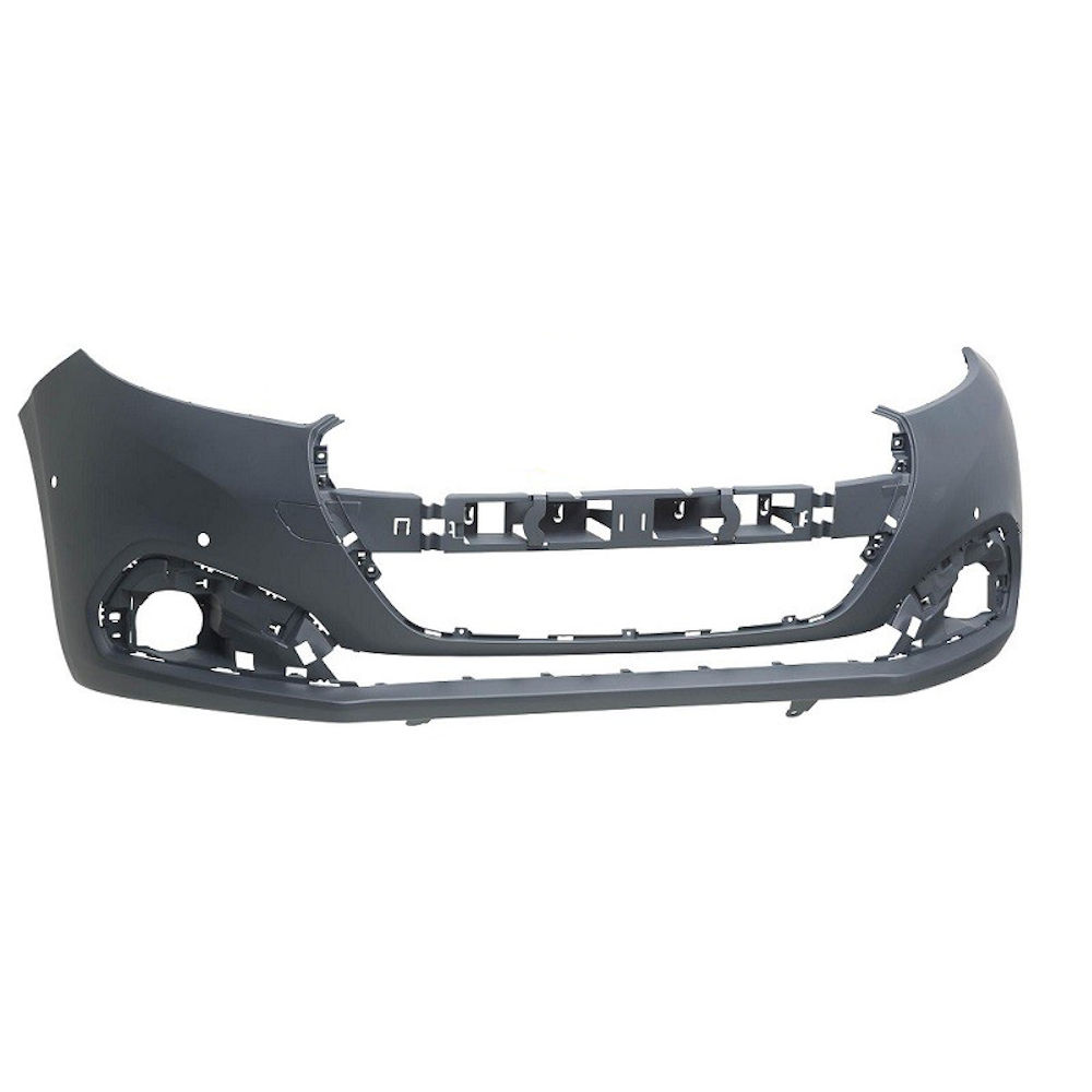 Bara fata Peugeot 208, 2015-, parte montare grunduit cu gauri senzori parcare, 57B10722, Aftermarket