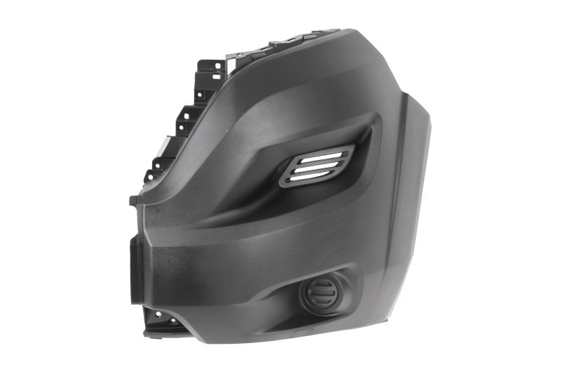 Parte laterala bara , colt lateral flaps fata, partea stanga Citroen Jumper, 06.2014-, Fiat Ducato, 06.2014-, Peugeot Boxer, 06.2014-, cu primer, Model Scurt, fara suport proiector, fara capac carlig remorcare