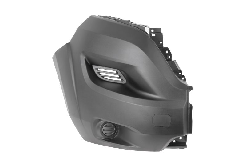 Parte laterala bara , colt lateral flaps fata, dreapta Citroen Jumper, 06.2014-, Fiat Ducato, 06.2014-, Peugeot Boxer, 06.2014-, cu primer, Model Scurt, fara suport proiector, fara capac carlig remorcare