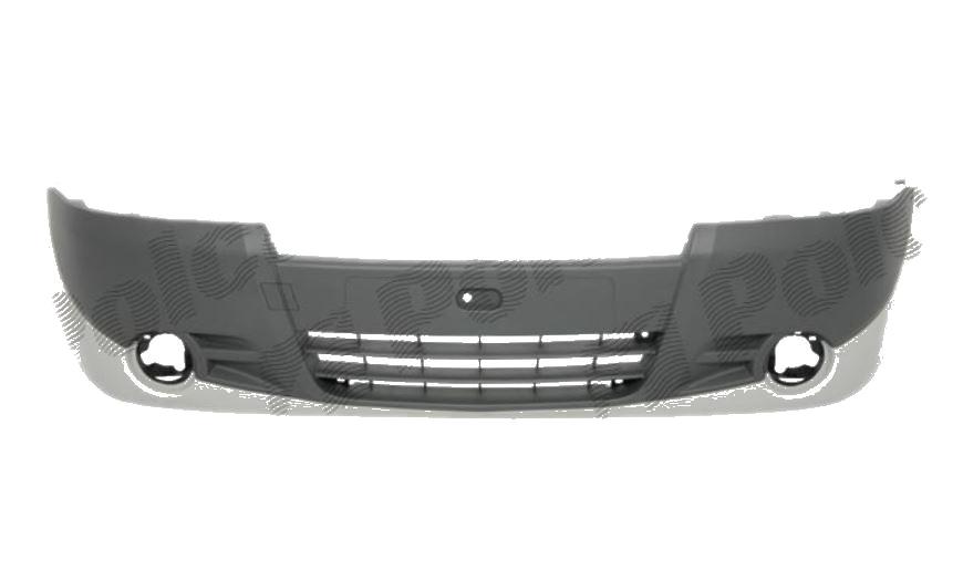 Bara fata Opel Vivaro, 01.2007-10.2014, grunduit, cu locas pentru proiectoare, 4416745, cu spoiler