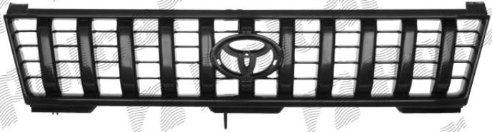 Grila radiator Toyota Land Cruiser (Fj90), 06.1996-12.2002, negru, 5211160290, 817705