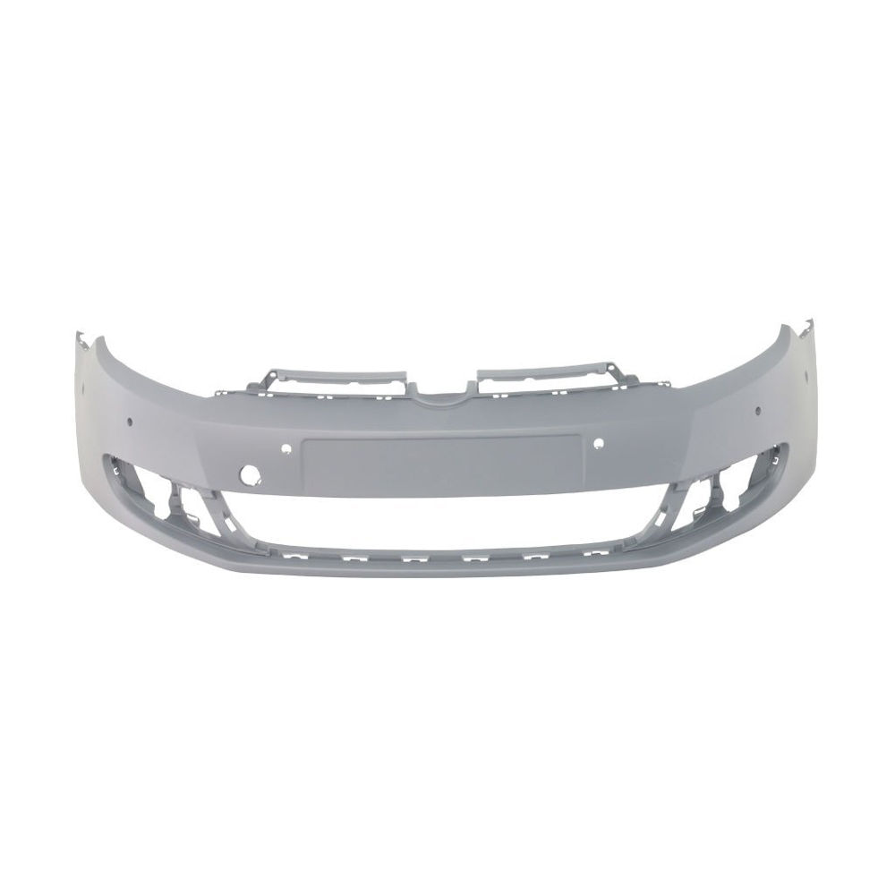 Bara fata VW Golf 6 (5K), 10.2008-2013 pentru modelul HATCHBACK, grunduit, cu gauri pentru senzori de asistenta la parcare si PDC, 5K0807217A