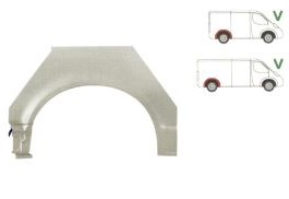 Segment reparatie aripa spate Vw Transporter (T5), 2004-2015, parte montare dreapta, 956884-5, Aftermarket