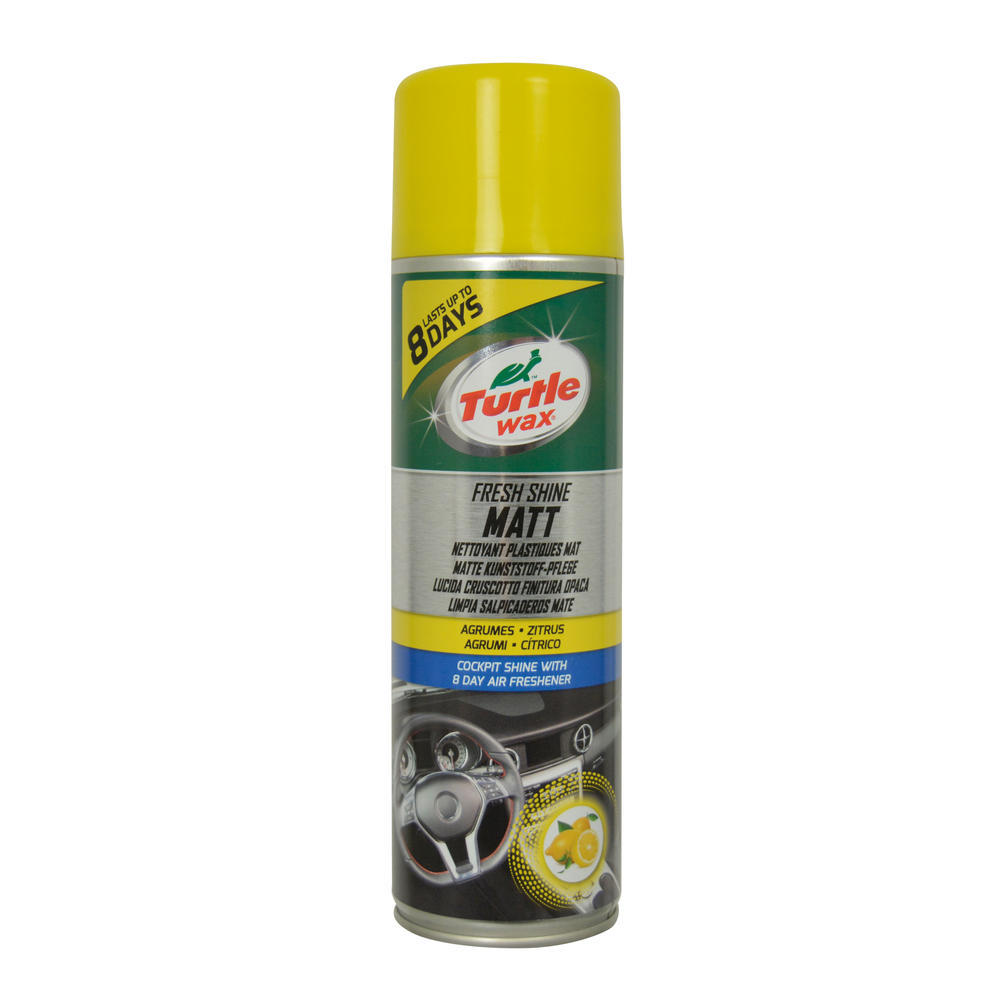 Spray curatat bord Turtle Wax Fresh Shine Matt 500ml pt. elemente plastic , cu parfum de lunga durata