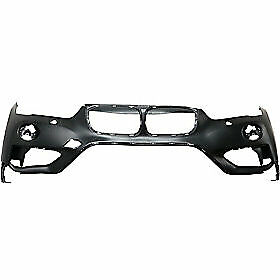 Bara fata Bmw X1 (F48), 06.2015-07.2019, cu gauri pentru Senzori de parcare (PDC); cu locas spalator; grunduit, Aftermarket