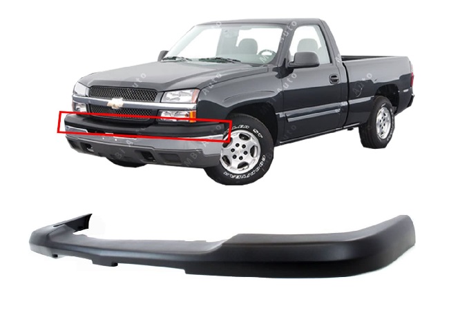 Bara fata Chevrolet Silverado, 2003-10.2006, cu elemente montare, Aftermarket