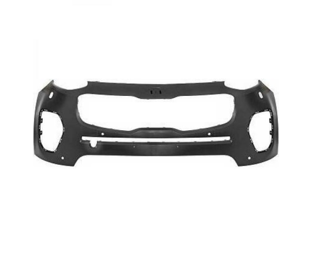 Bara fata Kia Sportage (Ql), 09.2015-07.2018, cu 4 gauri pentru spalator si senzori parcare; gata de vopsit (fara primer), Aftermarket