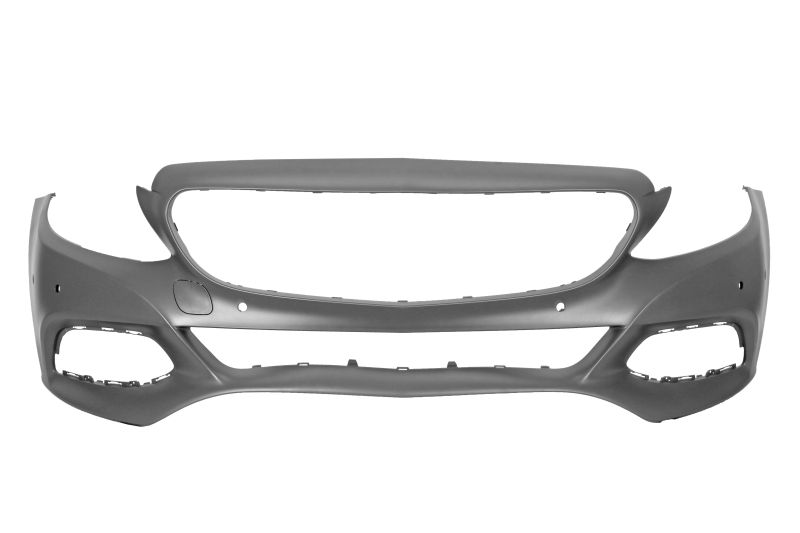 Bara fata Mercedes Clasa C (W205), 01.2014-12.2018, Model Avantgarde, cu 6 gauri pentru Senzori de parcare (PDC); grunduit, Aftermarket