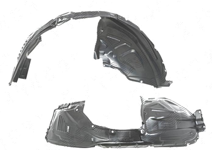 Carenaj aripa interioara, aparatori noroi Nissan Murano (Z51), 2010-, fata, Dreapta, polipropilena + polietilena