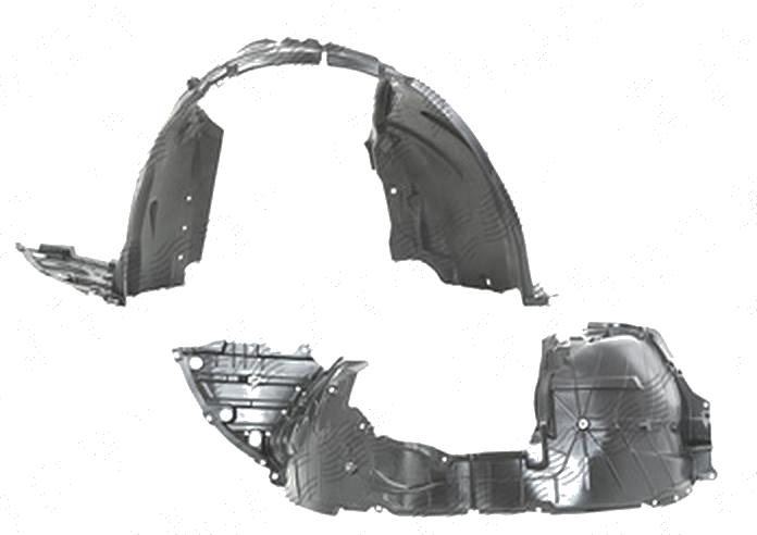 Carenaj aripa interioara, aparatori noroi Nissan Murano (Z52), 06.2014-, fata, Dreapta, polipropilena (PP/PPE); cu spuma antizgomot