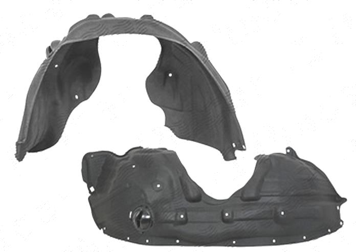 Carenaj aripa interioara, aparatori noroi Jeep Grand Cherokee (Wk2), 07.2010-07.2013, fata, Dreapta, LAREDO, Limited, Overland, PET