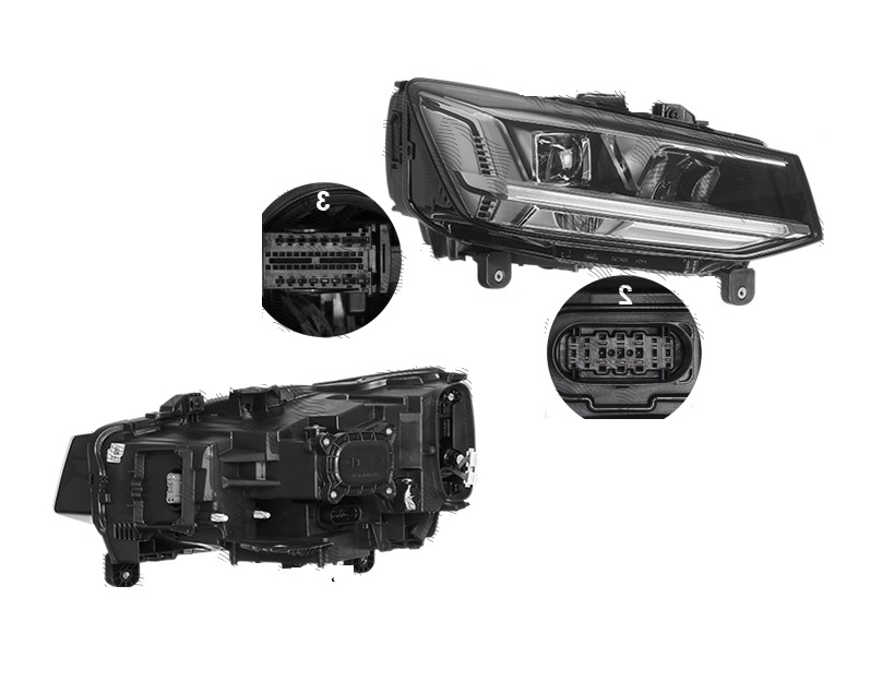 Far Audi Q2 (Ga), 10.2016-, partea Dreapta, LED; electric; fara modul LED; fara unitate control LED; fara unitate control nivelare, VALEO