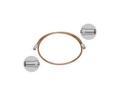 Conducta frana cupru cu niplu diametru 4,75 mm, filet exterior, Grosime perete 0,9 mm, filet M10x1/M12x1, lungime 1250 mm