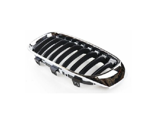 Grila masca radiator Bmw Seria 3 Gt (F34/F35), 01.2012-12.2019, Gt, Sport, Fata, partea Stanga, cromat/negru, Aftermarket