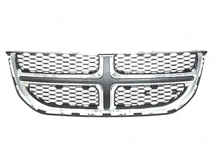 Grila masca fata Dodge Grand Caravan, 01.2011-, fata, crom/negru