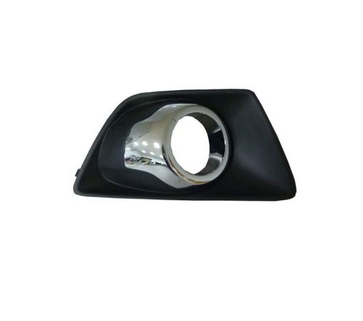 Grila bara Ford Ecosport, 12.2013-10.2017, Fata, partea Dreapta, cu rama crom; cu gaura pentru lampa de ceata, Aftermarket