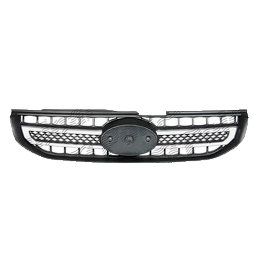 Grila masca radiator Kia Sportage (Je), 2008-10.2010, Fata, cromat/negru, Aftermarket