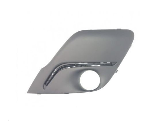 Grila bara Peugeot 107 (P) 05.2012-12.2014, Fata partea Stanga, Cu gaura pentru proiector, si cu gauri pentru ornament, 1607987780