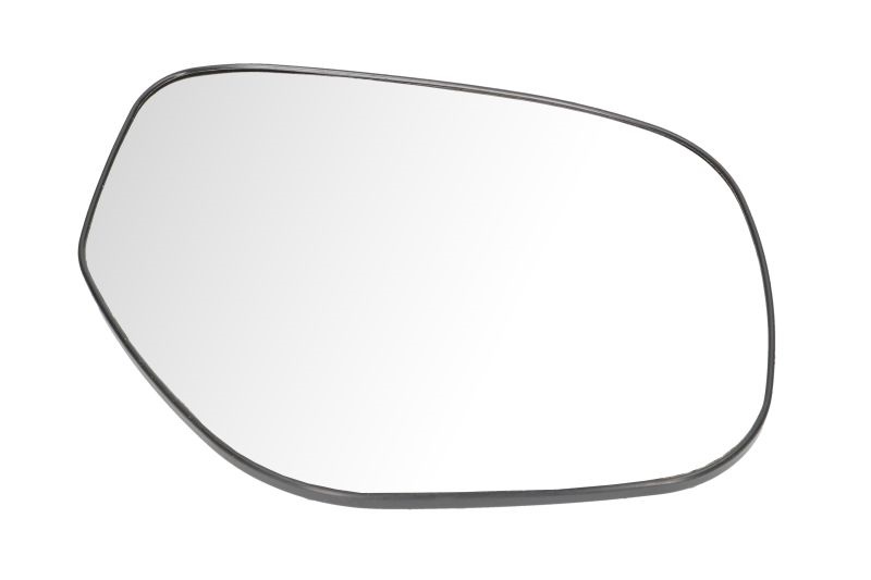 Geam oglinda exterioara cu suport fixare Mitsubishi Asx (Ga), 01.2010-, Outlander (Gg/Gf), 07.2012-06.2015; Outlander (Gg/Gf), 05.2015-, partea Dreapta, incalzit; sticla convexa; geam cromat, Aftermarket