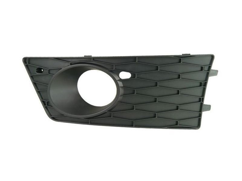 Grila bara Seat Leon (1p1) Model Fr / Cupra 09.2009-12.2012, Fata partea Stanga, Cu gaura pentru proiector, 1P0853665P9B9 Grila bara Seat Leon (1p1) Model Fr / Cupra 09.2009-12.2012, Fata partea Stanga, Cu gaura pentru proiector, 1P0853665P9B9