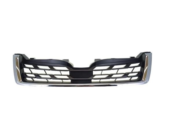 Grila masca radiator Subaru Forester (Sj), 01.2013-05.2018, Fata, cu rama crom; negru mat, Aftermarket