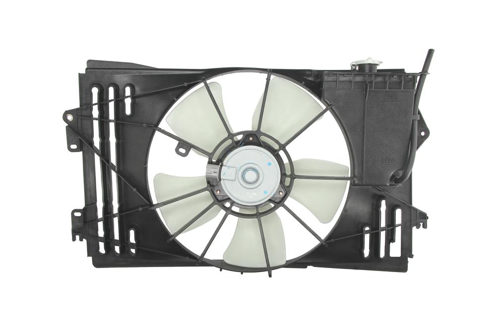 GMV radiator electroventilator Toyota Corolla Verso, 01.2002-05.2004 Motor 1, 6 81kw/1, 8 99kw, Corolla (E12), 01.2002-2007 Motor 1, 4 71kw/1, 6 81kw Benzina, dimensiune 360mm, cu 2 pini, plastic, Aftermarket