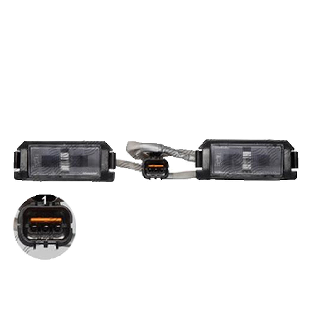 Lampa numar Hyundai I10 (Ba), 01.2014-, Spate, cu cablu; Omologare: ECE, OEM/OES