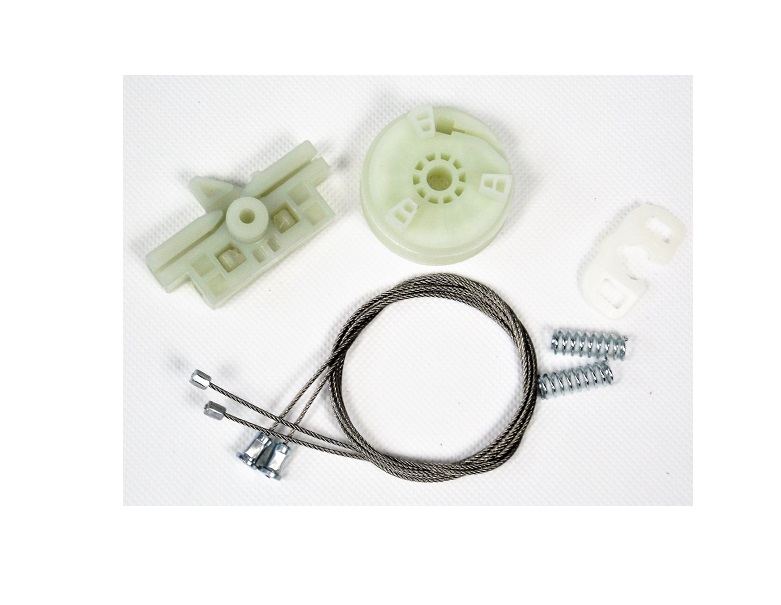 Kit reparatie macara usa Fiat Punto Grande (199) 09.2005-02.2012; Punto (199), 02.2012-; Punto Evo (199), 09.2009-; Linea (323), 06.2007-05.2013; Linea (323), 05.2013-, usa fata, partea Stanga