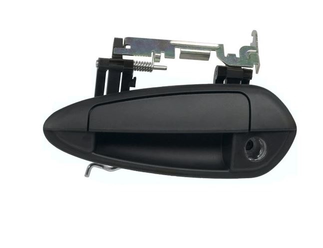 Maner usa exterior Fiat Punto Evo (199), 09.2009-, Punto Grande (199) 09.2005-02.2012, usa fata partea Stanga, negru / texturt, Aftermarket