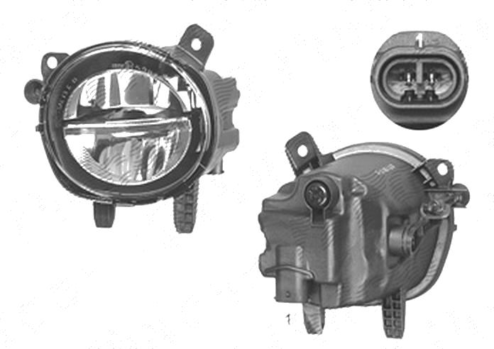 Proiector ceata Bmw Seria 1 (F20), 05.2015- , Seria 3/Seria 3 Gt (F30/31/34/35), 09.2014-, Seria 4/4 Gc (F32/F33/F36), 12.2013-, Stanga, LED; omologare: ECE/SAE, TYC