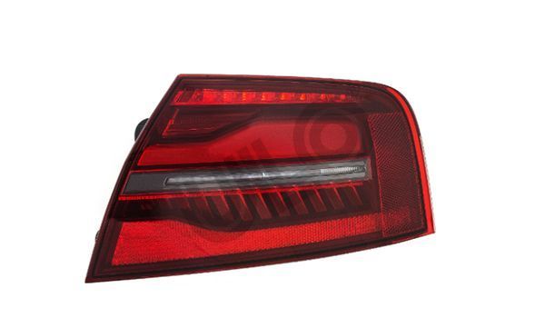 Stop spate lampa Audi A8 (D4/4f), 2015- Model Plus, S8, spate, Dreapta, semnalizare dinamica; partea exterioara; LED; rosu-fumuriu, Farba