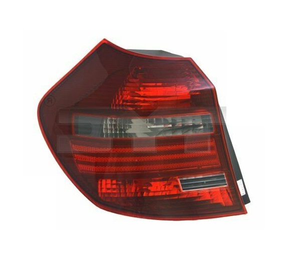 Stop spate lampa Bmw 1 (E81/E87), 01.2007-10.2013 Hatchback 3/5usi, partea Stanga, tip bec P21W+PY21W+W16W; fumuriu; fara soclu bec; Omologare: ECE, TYC