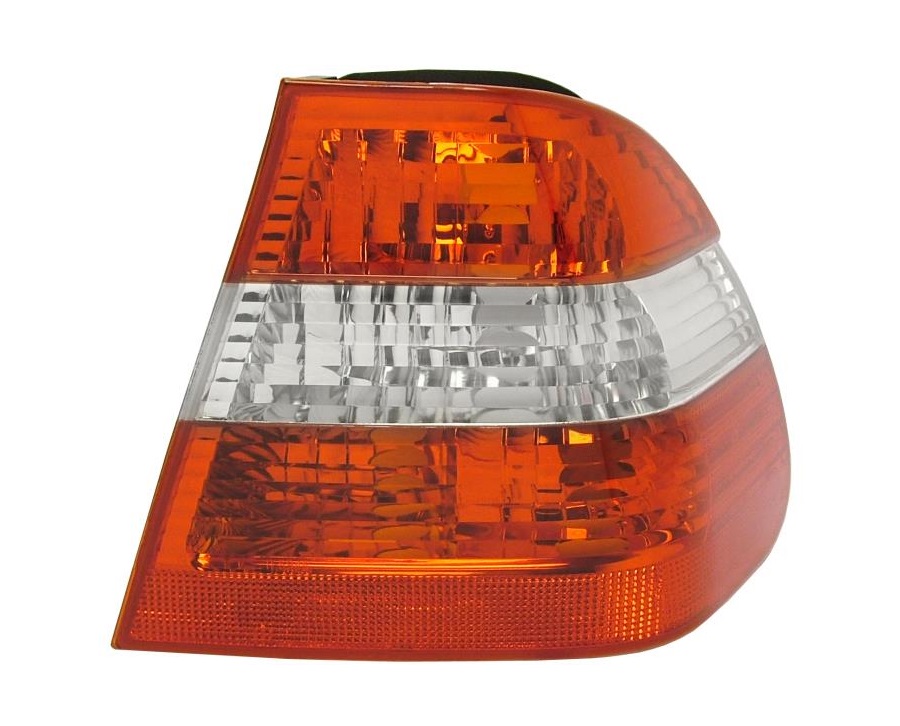 Stop spate lampa Bmw Seria 3 (E46), Sedan,10.2001-06.2005, Sedan, partea Dreapta, exterior; tip bec P21/5W+P21W; rosu-alb; fara soclu bec; Omologare: ECE/SAE, DEPO