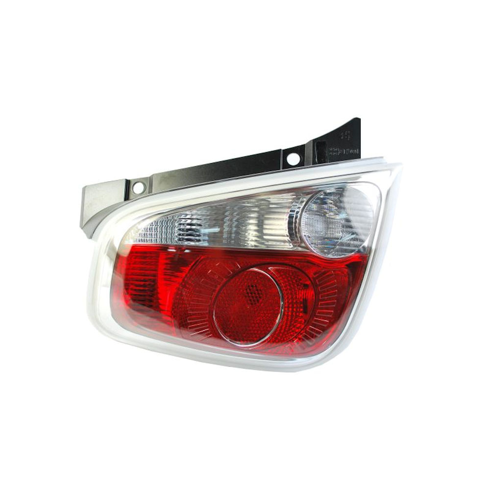 Stop spate lampa Fiat 500 (312), 03.2007-08.2015 HATCHBACK, partea Stanga, cu lampa ceata, SILVER, fara suport becuri, Depo