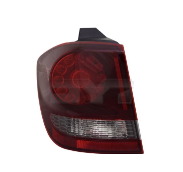 Stop spate lampa Fiat Freemont (Jc), 03.2011-, Dodge Journey (Jc), 2010-, partea Stanga, exterior; tip bec LED+WY21W; fumuriu; fara soclu bec; Omologare: ECE/SAE, TYC