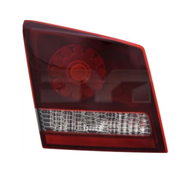 Stop spate lampa Fiat Freemont (Jc), 03.2011-, Dodge Journey (Jc), 2010-, partea Stanga, interior; LED+W21W; fumuriu; fara soclu bec; Omologare: ECE/SAE, TYC