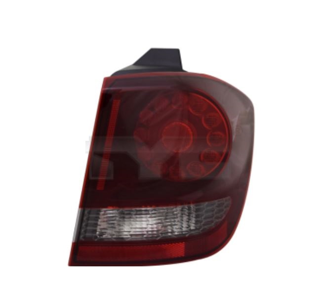 Stop spate lampa Fiat Freemont (Jc), 03.2011-, Dodge Journey (Jc), 2010-, partea Dreapta, exterior; tip bec LED+WY21W; fumuriu; fara soclu bec; Omologare: ECE/SAE, TYC