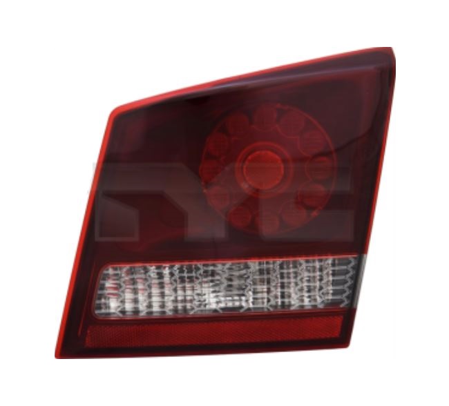 Stop spate lampa Fiat Freemont (Jc), 03.2011-, Dodge Journey (Jc), 2010-, partea Dreapta, interior; LED+W21W; fumuriu; fara soclu bec; Omologare: ECE/SAE, TYC