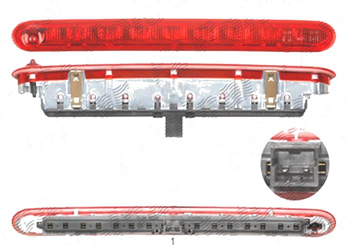 Stop frana suplimentar Lancia Musa (350), 06.2004-01.2007, Ypsilon (843), 01.2004-09.2006, OEM/OES, Spate, omologare: ECE;