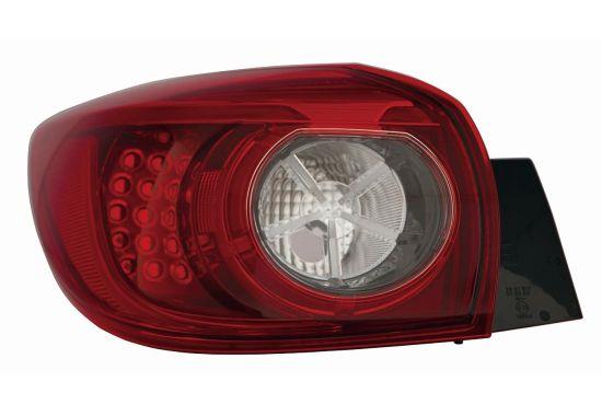 Stop spate lampa Mazda 3 (Bm), 06.2013-08.2017, Hatchback, partea Stanga, exterior; LED+W21W+WY21W; fara soclu bec, DEPO