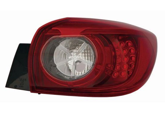 Stop spate lampa Mazda 3 (Bm), 06.2013-08.2017, Hatchback, partea Dreapta, exterior; LED+W21W+WY21W; fara soclu bec, DEPO