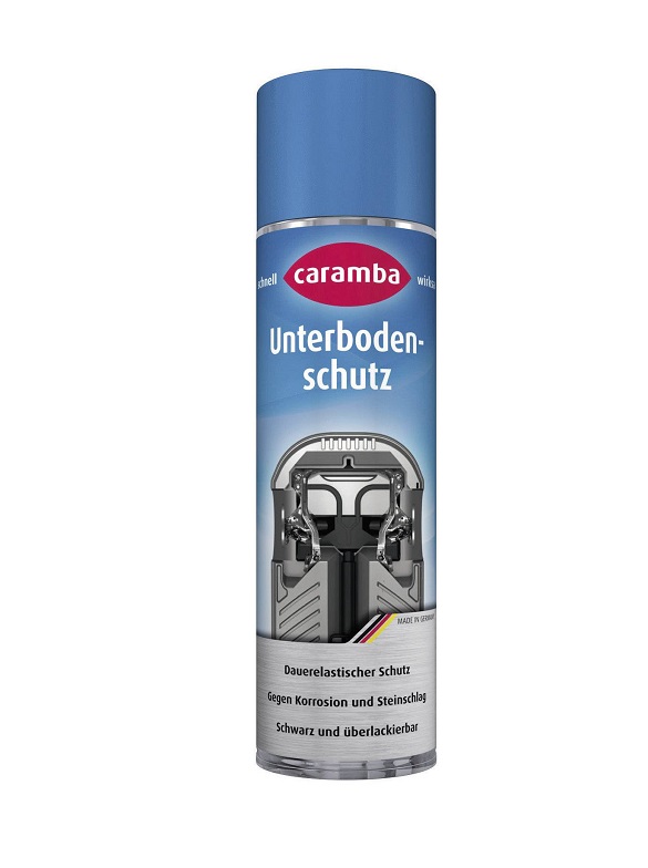 Spray vopsea antifonare (protecţie podea auto) CARAMBA 500 ml; protectie durabile si flexibila impotriva deteriorarii mecanice si a ruginii; negru