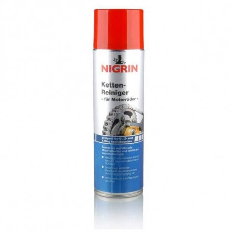 Spray de curatare lant pentru motociclete Nigrin 500 ml, Curata si degreseaza