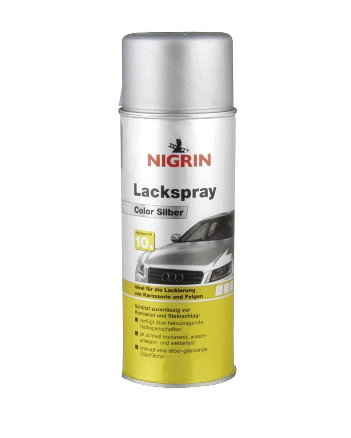 Spray vopsea Grafen Professional 400 ml; nitroceluloza; argintiu