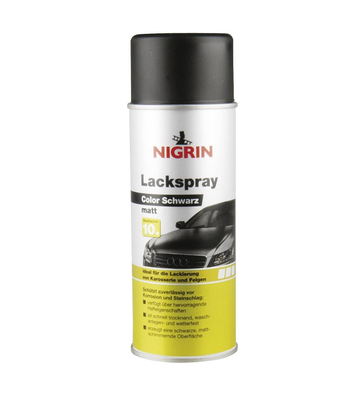 Spray vopsea Grafen Professional 400 ml; nitroceluloza; negru mat