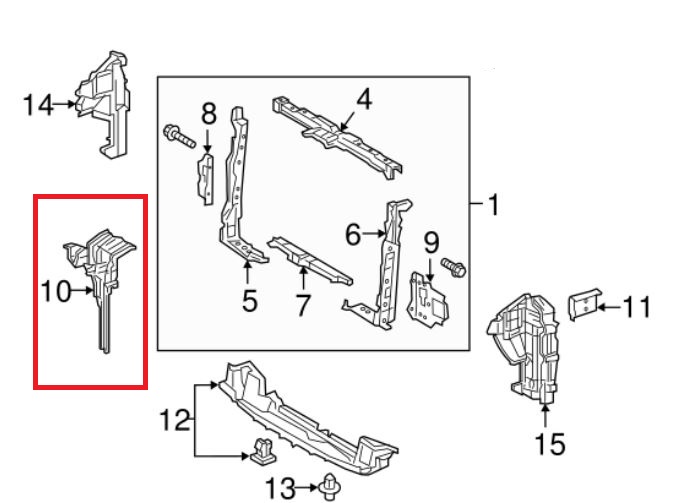 Suport incuietoare capota Lexus Nx (Az10), 08.2014-, Fata, Aftermarket