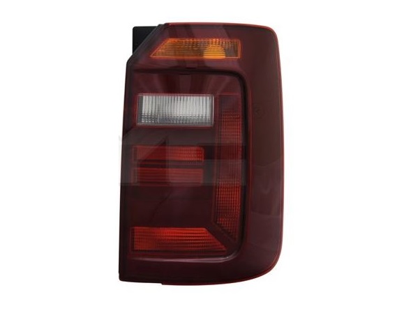 Stop spate lampa VW Caddy 3 (2k), 06.2015-, 1 usa spate, partea Dreapta, cu lampa de mers inapoi; tip bec P21W+W5W; fumuriu; fara soclu bec; Omologare: ECE, DEPO