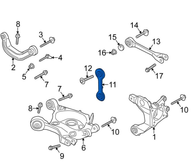 Brat suspensie roata TEKNOROT 32S1376K, Dreapta = Stanga, Spate