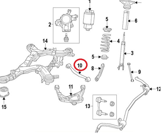 Brat suspensie roata TEKNOROT 3431376K, Dreapta = Stanga, Spate